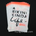 Custom Eco Friendly Matte Tshirt Zip Lock Bags